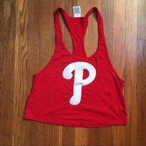 Phillies crop tank